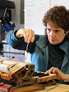 Beverly Wells, piano technician and owner of Piano Craft